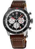 Breitling Super Avi B04 Chronograph GMT 46 Mosquito Black Dial Brown Leather Strap Watch for Men - YB04451A1B1X1 Buy Now By Breitling