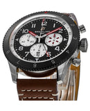 Breitling Super Avi B04 Chronograph GMT 46 Mosquito Black Dial Brown Leather Strap Watch for Men - YB04451A1B1X1 Buy Now By Breitling
