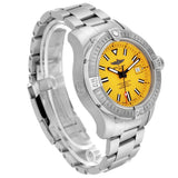 Breitling Avenger Automatic 45mm Seawolf Yellow Dial Silver Steel Strap Strap Watch for Men - A17319101/1A1 Buy Now By Breitling