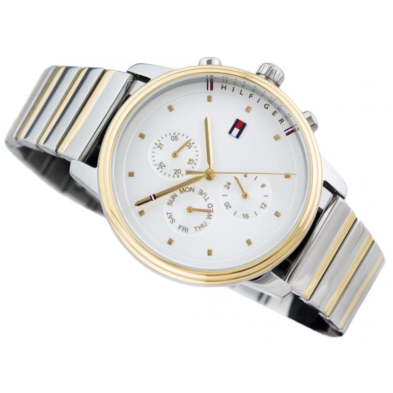 Tommy Hilfiger Blake Silver Dial Two Tone Steel Strap Watch for Women - 1781908 Buy Now By Tommy Hilfiger