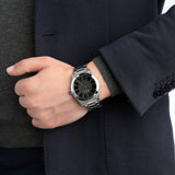 Armani Exchange Nico Analog Black Dial Silver Steel Strap Watch For Men - AX2320 Buy Now By Armani Exchange