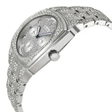 Bulova Crystal Collection Phantom Silver Dial Silver Steel Strap Watch for Men - 96C002 Buy Now By Bulova