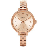 Marc Jacobs Sally Rose Gold Dial Rose Gold Steel Strap Watch for Women - MBM3364 Buy Now By Marc Jacobs
