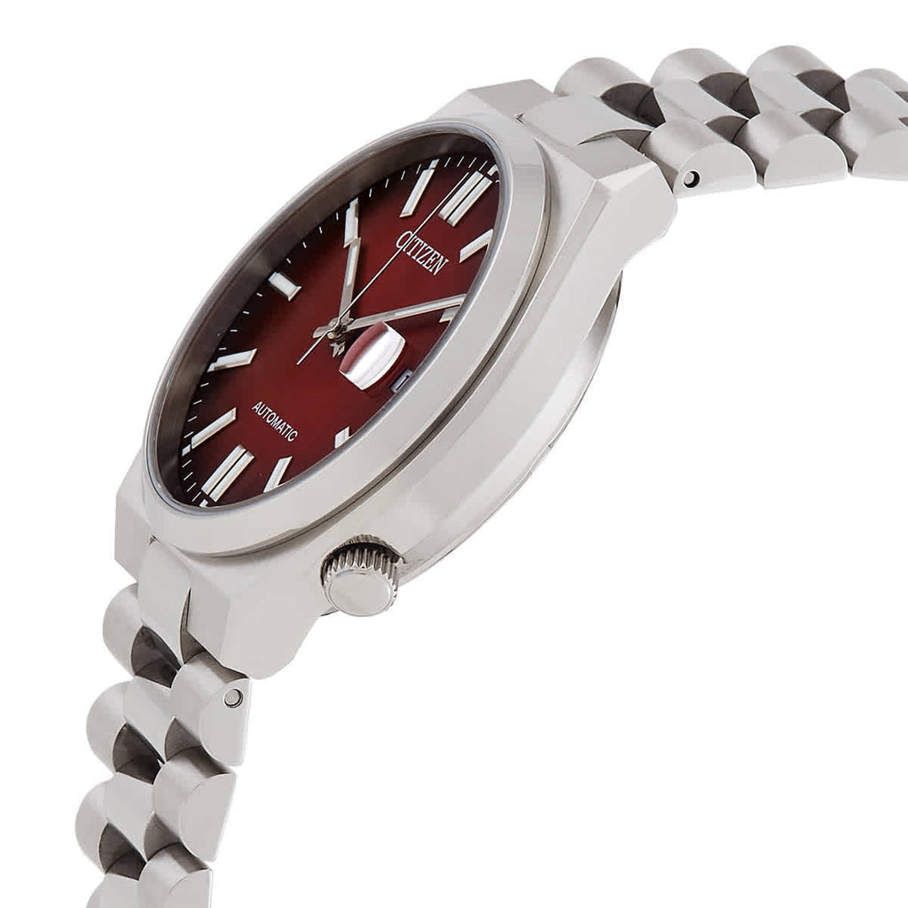 Citizen Tsuyosa Automatic Red Dial Silver Steel Strap Watch For Men - NJ0150-56W Buy Now By Citizen
