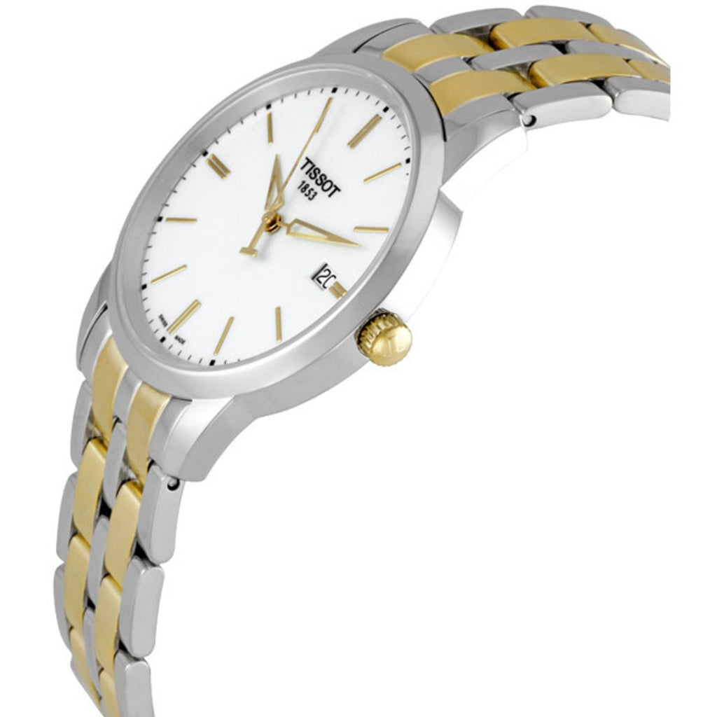 Tissot T Classic Dream White Dial Two Tone Steel Strap Watch for Men - T033.410.22.011.01 Buy Now By Tissot