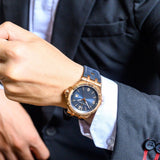 Maurice Lacroix Aikon Date Limited Edition Blue Dial Blue Leather Strap Watch For Men - AI1028-BRZ01-420-1 Buy Now By Maurice Lacroix