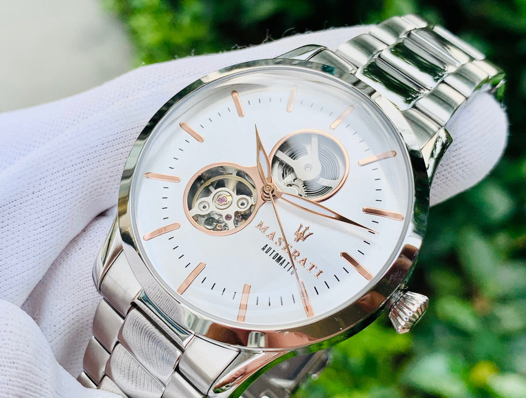 Maserati Tradizione Automatic White Dial Stainless Steel Watch For Men - R8823125001 Buy Now By Maserati
