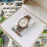 Versace V-Motif Silver Dial Two Tone Steel Strap Watch for Women - VERE00718 Buy Now By Versace