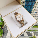 Versace V-Motif Silver Dial Two Tone Steel Strap Watch for Women - VERE00718 Buy Now By Versace