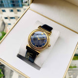 Versace Greca Blue Dial Blue Leather Strap Watch for Women - VERE00218 Buy Now By Versace