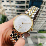 Tissot Carson Premium Powermatic 80 White Dial Two Tone Steel Strap Watch For Men - T122.407.22.031.00 Buy Now By Tissot