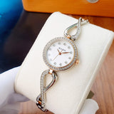 Bulova Crystals Mother of Pearl Dial Two Tone Steel Strap Watch for Women - 98X108 Buy Now By Bulova