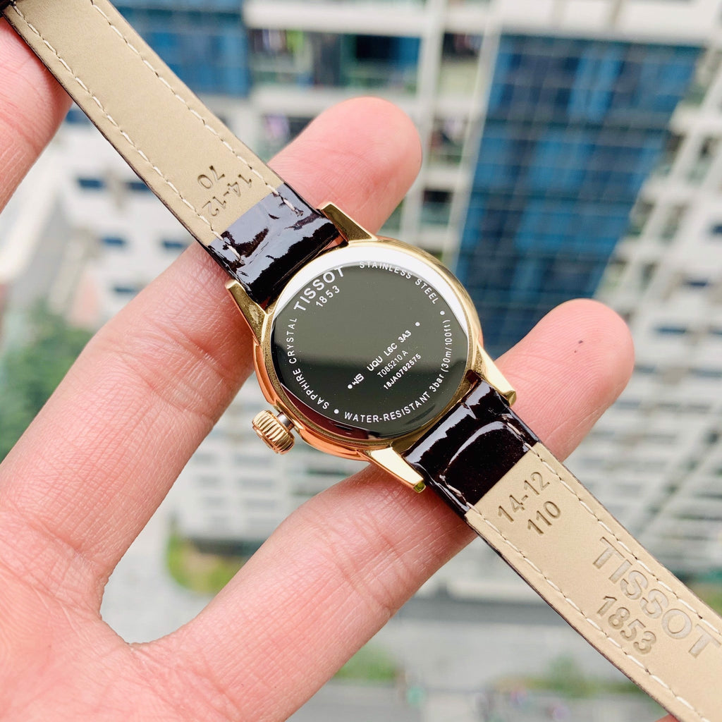 Tissot Carson Lady Steel Quartz Brown Leather Strap Watch For Women - T085.210.36.011.00 Buy Now By Tissot