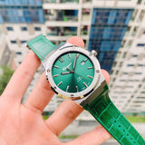 Salvatore Ferragamo F-80 Classic Green Dial Green Leather Strap Watch for Men - SFDT00119 Buy Now By Salvatore Ferragamo