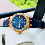 Maurice Lacroix Aikon Limited Edition Blue Dial Blue Leather Strap Watch For Men - AI6008-BRZ01-420-1 Buy Now By Maurice Lacroix