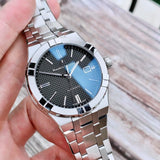 Maurice Lacroix Aikon Automatic Black Dial Silver Steel Strap Watch For Men - AI6008-SS002-330-1 Buy Now By Maurice Lacroix