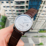 Tissot Luxury Powermatic 80 Silver Dial Brown Leather Strap Watch For Men - T086.407.16.031.00 Buy Now By Tissot