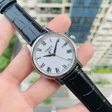 Tissot T Classic Carson White Dial Black Leather Strap Watch for Men - T085.410.16.013.00 Buy Now By Tissot