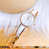 Calvin Klein Seduce Seduction White Dial Two Tone Steel Strap Watch for Women - K4E2NX1T Buy Now By Calvin Klein