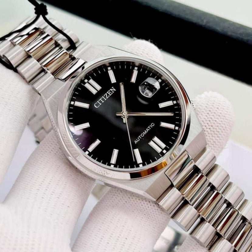 Citizen Tsuyosa Automatic Black Dial Silver Steel Strap Watch For Men - NJ0150-81E Buy Now By Citizen
