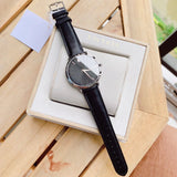 Movado Ultra Slim Black Dial Black Leather Strap Watch For Women - 0607090 Buy Now By Movado