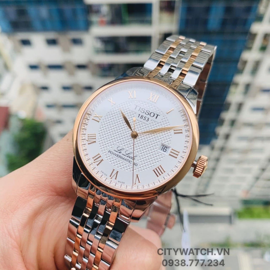 Tissot Le Locle Automatic Cosc Silver Dial Two Tone Steel Strap Watch For Men - T006.407.22.033.00 Buy Now By Tissot