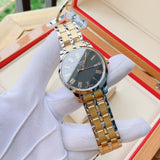 Tissot T Classic Dream Black Dial Two Tone Steel Strap Watch for Men - T033.410.22.053.01 Buy Now By Tissot