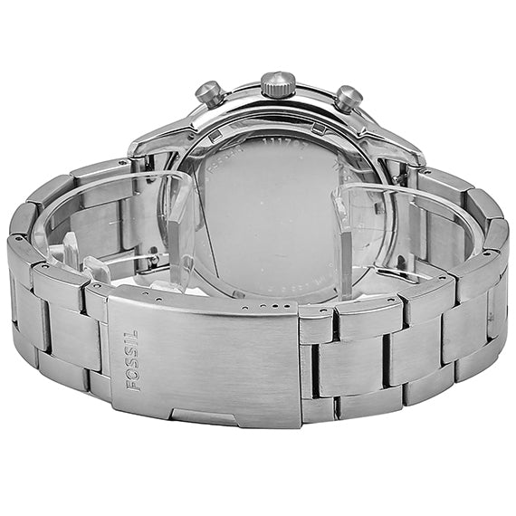 Fossil Townsman White Dial Silver Steel Strap Watch for Men - FS5346 Buy Now By Fossil