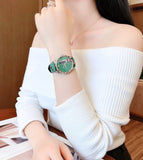 Gucci G Timeless Le Marche Des Merveilles Green Dial Green Leather Strap Watch for Women - YA1264081 Buy Now By Gucci