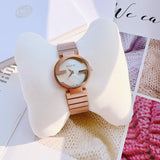 Gucci G Interlocking Mother of Pearl Dial Rose Gold Steel Strap Watch For Women - YA133515 Buy Now By Gucci