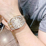 Bulova Phantom Crystal Silver Dial Two Tone Steel Strap Watch for Men - 98B323 Buy Now By Bulova