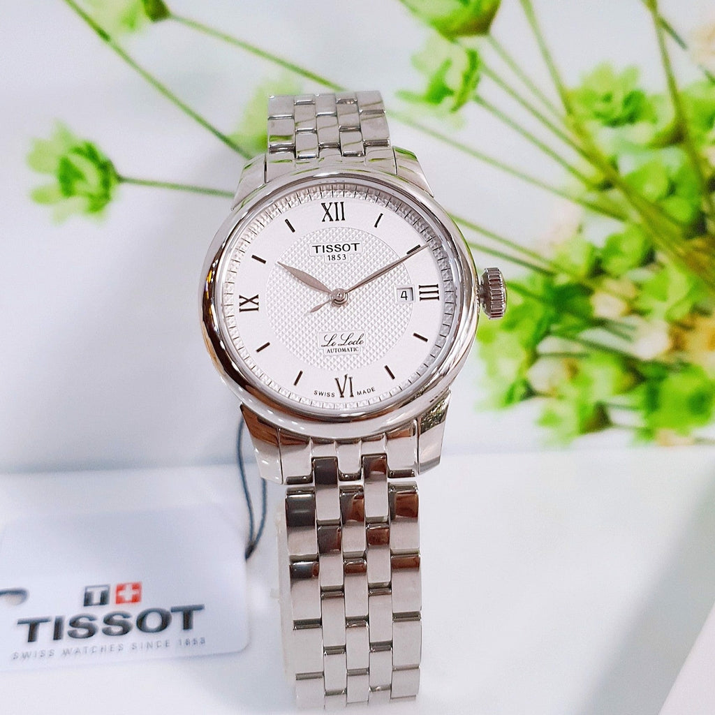 Tissot Le Locle Automatic Silver Dial Silver Steel Strap Watch For Women - T006.207.11.038.00 Buy Now By Tissot