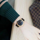 Versace Audrey Quartz Black Dial Black Leather Strap Watch for Women - VELR00319 Buy Now By Versace