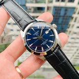 Tissot Gentleman Powermatic 80 Silicium Blue Dial Black Leather Strap Watch For Men - T127.407.16.041.01 Buy Now By Tissot