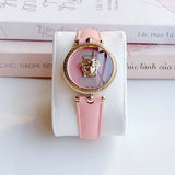 Versace Palazzo Empire Pink Dial Pink Leather Strap Watch for Women - VCO030017 Buy Now By Versace