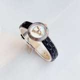 Versace Virtus Quartz White Dial Black Leather Strap Watch For Women - VET300421 Buy Now By Versace