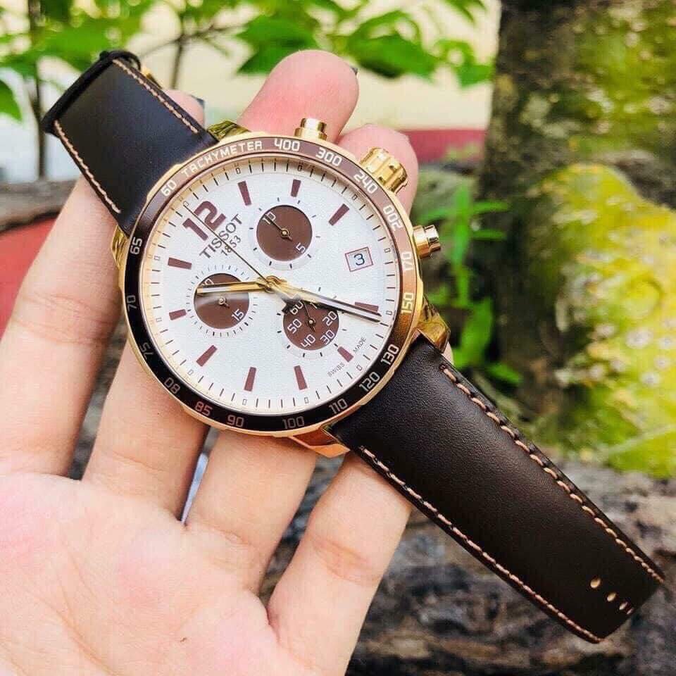 Tissot Quickster Chronograph Silver Dial Watch For Men - T095.417.36.037.01 Buy Now By Tissot