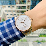 Tissot Carson Premium Powermatic 80 White Dial Two Tone Steel Strap Watch For Men - T122.407.22.031.01 Buy Now By Tissot