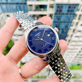 Tissot Le Locle Powermatic 80 Blue Dial Silver Steel Strap Watch For Men - T006.407.11.043.00 Buy Now By Tissot