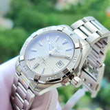 Tag Heuer Aquaracer Automatic White Dial Silver Steel Strap Watch for Men - WAY2111.BA0928 Buy Now By Tag Heuer