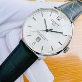 Tissot Chemin Des Tourelles Powermatic 80 Silver Dial Black Leather Strap Watch For Men - T099.407.16.037.00 Buy Now By Tissot