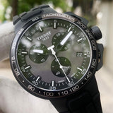 Tissot T Race Cycling Chronograph Black Dial Black Rubber Strap Watch For Men - T111.417.37.441.03 Buy Now By Tissot