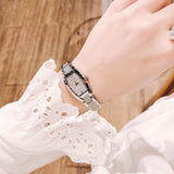 Bulova Crystal Collection Silver Dial Silver Steel Strap Watch for Women - 96L235 Buy Now By Bulova