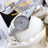 Calvin Klein Rebel Grey Dial Grey Leather Strap Watch for Women - K8P231Q4 Buy Now By Calvin Klein