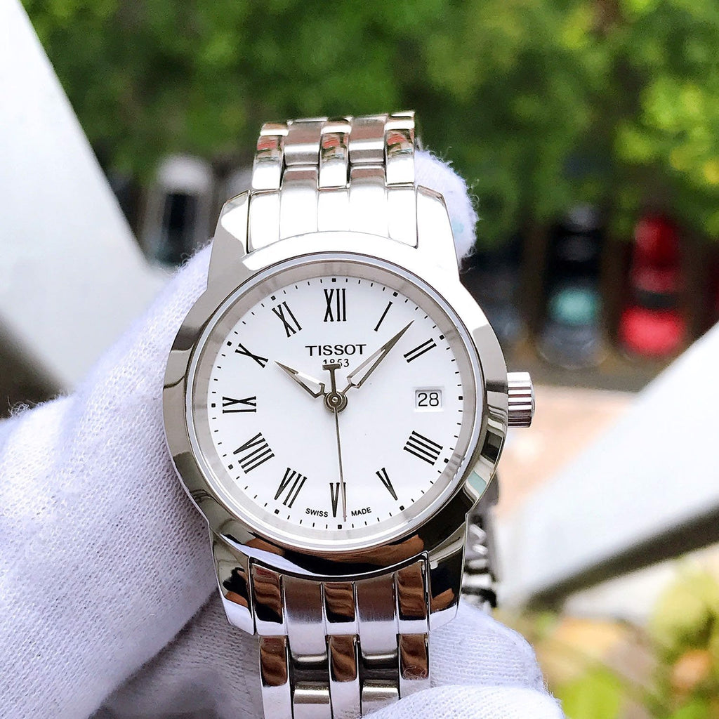 Tissot T Classic Dream White Dial Silver Steel Strap Watch For Men - T033.210.11.013.00 Buy Now By Tissot