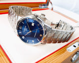 Tissot Luxury Powermatic 80 Blue Dial Silver Steel Strap Watch For Men - T086.407.11.047.00 Buy Now By Tissot