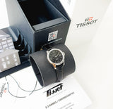 Tissot Le Locle Automatic Lady Black Dial Black Leather Strap Watch for Women - T41.1.123.57 Buy Now By Tissot