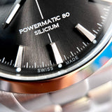 Tissot Gentleman Powermatic 80 Silicium Black Dial Silver Steel Strap Watch For Men - T127.407.11.061.01 Buy Now By Tissot