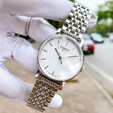 Tissot T Classic Everytime Large White Dial Silver Steel Strap Watch for Men - T109.610.11.031.00 Buy Now By Tissot
