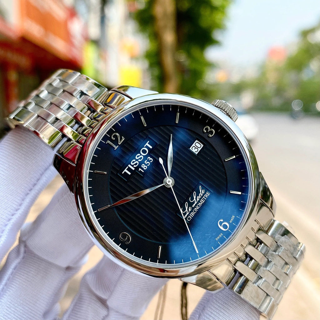 Tissot Le Locle Automatic Black Dial Silver Steel Strap Watch For Men - T006.408.11.057.00 Buy Now By Tissot